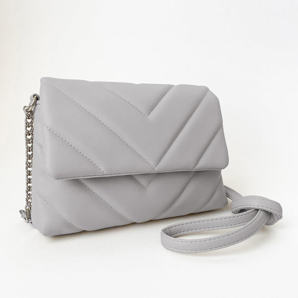 Small Quilted Bag Grey