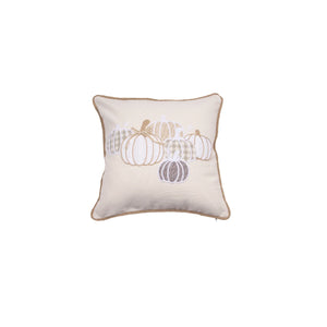 Plaid Pumpkin Cushion Cover