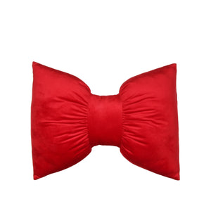 Velvet Bow Cushion