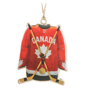 Canada Hockey Jersey Ornament