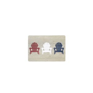Cork Backed Placemat Adirondack Chair