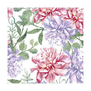 Lunch Napkin Pastel Flowers