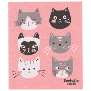 Swedish Dish Cloth  Cats Meow