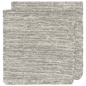 Knit Dish Cloth S/2 Jade