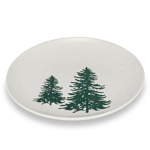 Small Plate with Trees