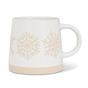 White Snowflake Mug