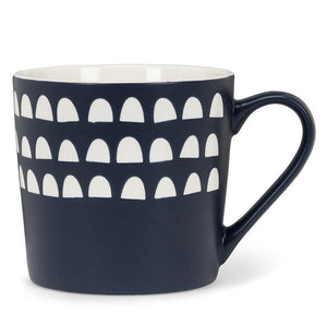 Graphic Crescents Mug