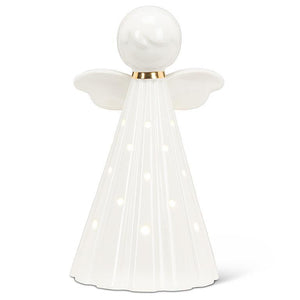 Large White Angel with LED light