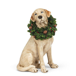Labrador with Wreath