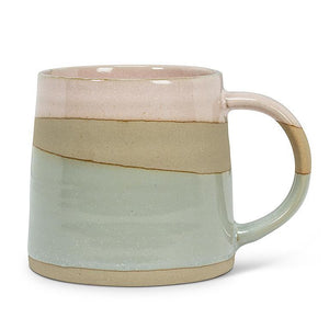 Rustic Style Pottery Mug Pink