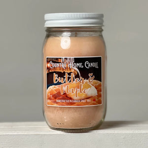 Country Home Candle - Butter & Maple