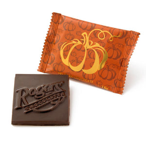 Rogers' Chocolate Pumpkin Logo Bar