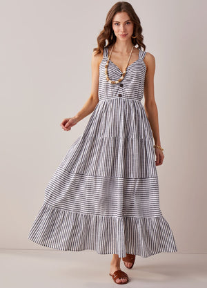 Ladies Striped Dress