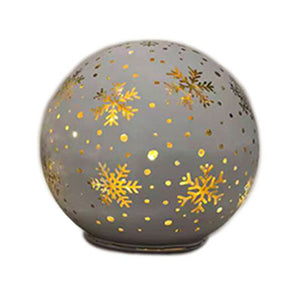 Round Snowflake LED Ball LG