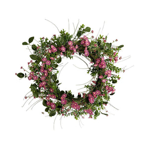 Purple Floral Wreath