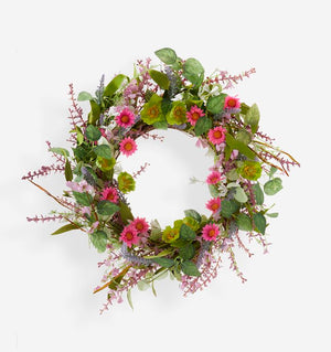 Floral Easter Wreath