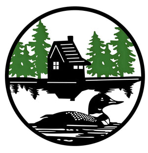 Loon Laser Cut Circle