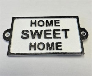 Home Sweet Home Wrought Iron Sign