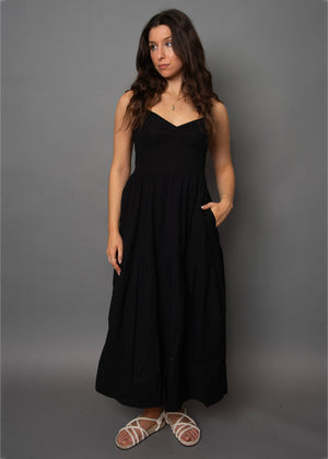 Rosetta Bustier Dress - Black