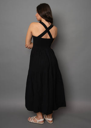 Rosetta Bustier Dress - Black