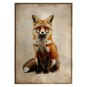 Young Red Fox Framed Art