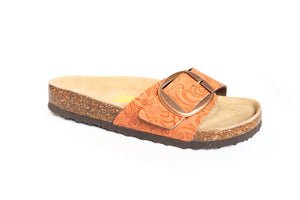 Louise Big Buckle - Burnt Orange