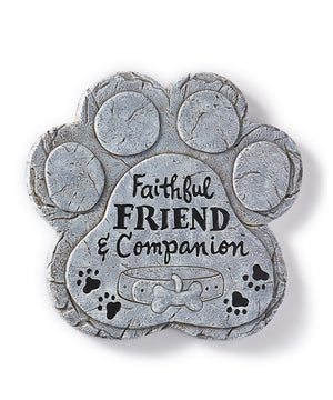 Faithful Friend Wall Plaque / Stepping Stone