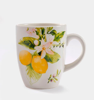Lemon flower mug