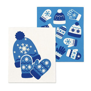 Swedish dishcloth S/2 Winter Mitts