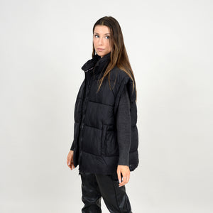 Ash Puffer Vest - Black