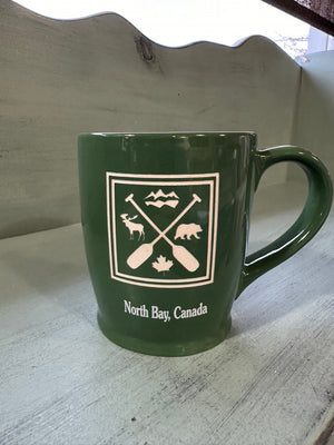 North Bay Mug - Paddles - Green