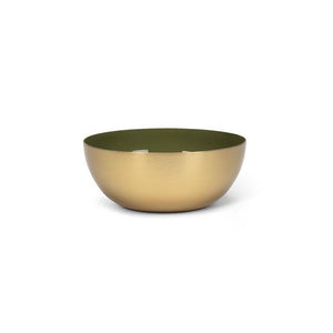 Mini Enamel Bowl - Moss Green