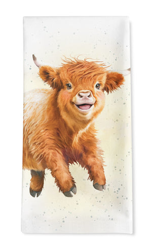 Hopper Studios Tea Towel - Hailey the Highland Cow