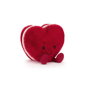 Jellycat - Amuseables Arlette Heart Macaron (red)