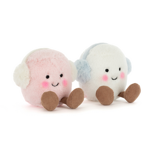 Jellycat - Amuseables Toastie Pink & White Marshmallow