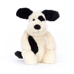 Jellycat - Bashful Rufferty Black & Cream Puppy