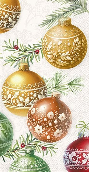 Guest Napkin - Christmas Bubbles