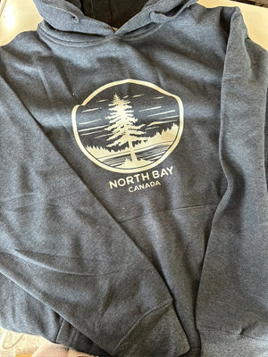 Unisex North Bay Hoodie - Heathered Blue