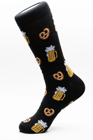 Beer & Pretzel Crew Sock