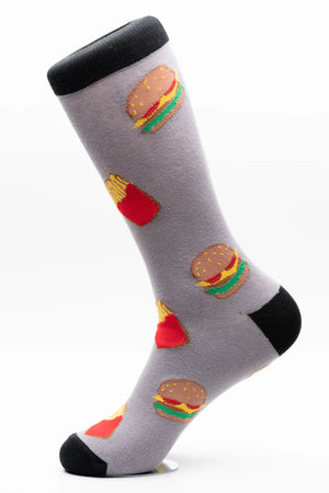 Burger & Fries Crew Sock