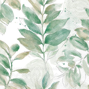 Cocktail Napkin - Soft Petal Leaves