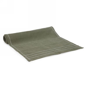 Khaki Green Table Runner