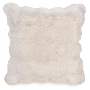 Faux Fur Cream Pillow