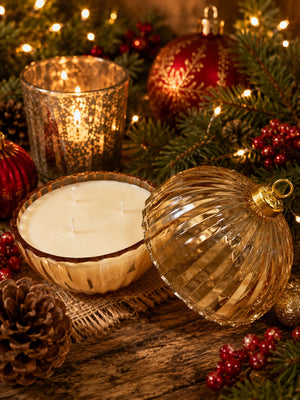 Country Home Candle - Home for the holidays jar candle