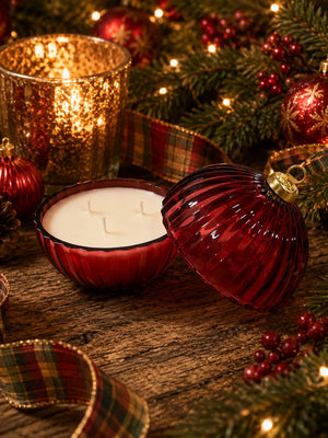 Country Home Candle - Christmas Morning Ball Candle
