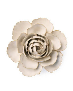 Chive - Ivory English Rose Wall Hang