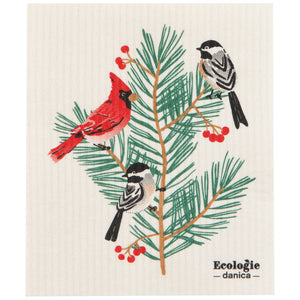 Birds & Boughs Swedish Dish Cloth
