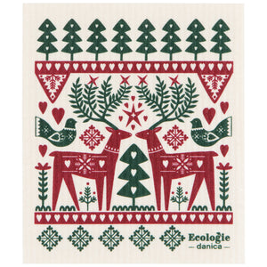 Swedish Dish Cloth - Folk Forest