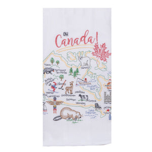 Oh Canada Tea Towel
