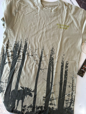 Unisex North Bay T-Shirt - Green / Moose